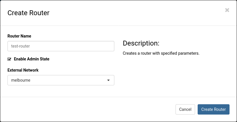 create router