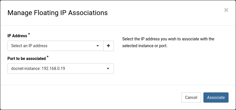 manage floating ips